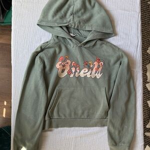 O’Neil Kids Green Hooded Sweatshirt Youth Medium